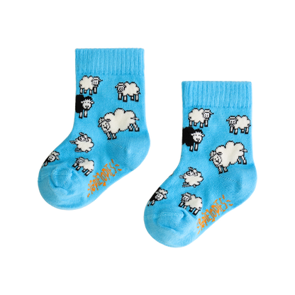 2-pack Eigenwijze Schapen sokken Ouder & Kind 12-24 maanden